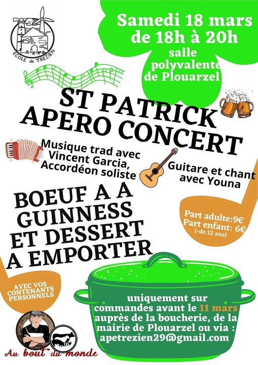 L’occasion pour la St Patrick de participer à une …