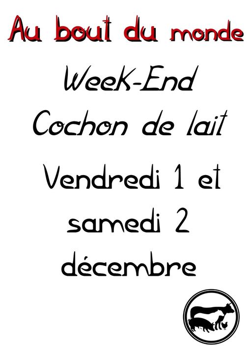 Comme tous les 1er week-end du mois, retrouver de …