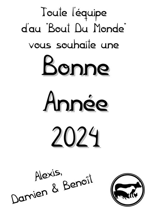 J’en profite pour remercier notre aimable clientèl…