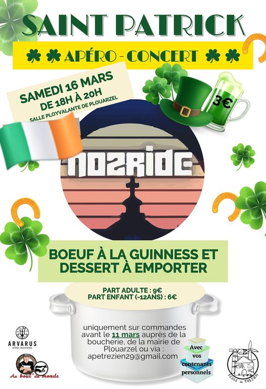 A l’occasion de la Saint-Patrick, l’APE Trezien v…