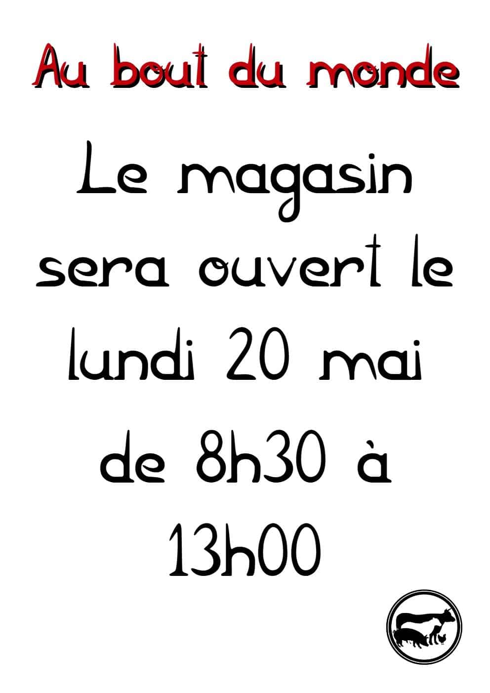 Pour ce dernier long week-end de mai, le magasin s…