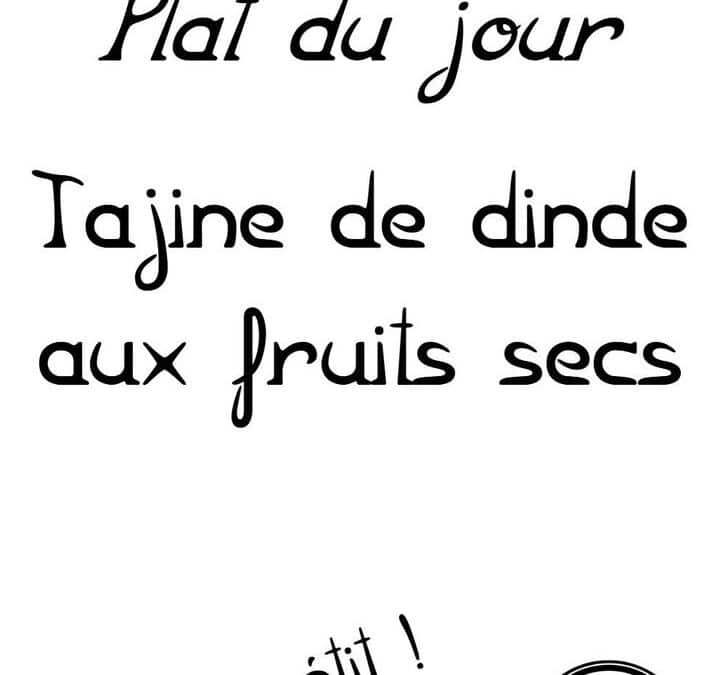 Plat du jour : Mercredi 24 juillet