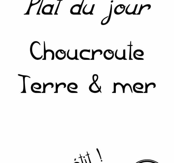 Plat du jour : mardi 9 juillet