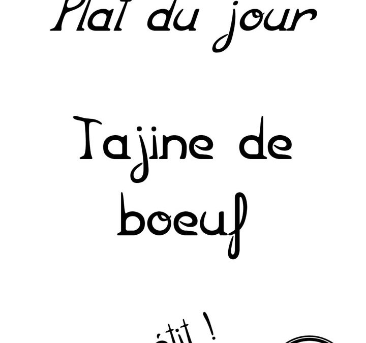 Plat du jour : Mercredi 4 juin…