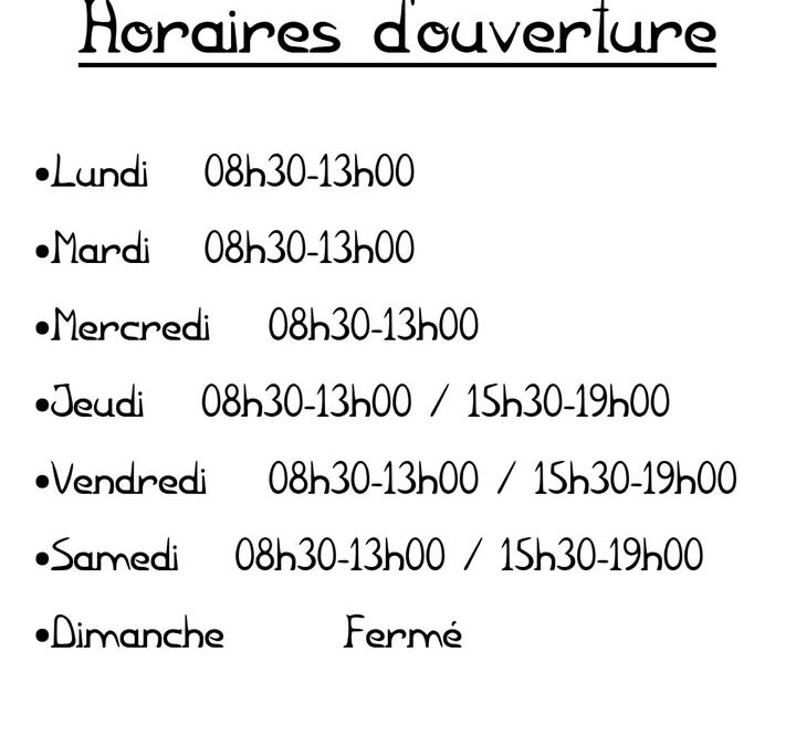 Par manque de personnel compétent, le magasin sera fermé les…