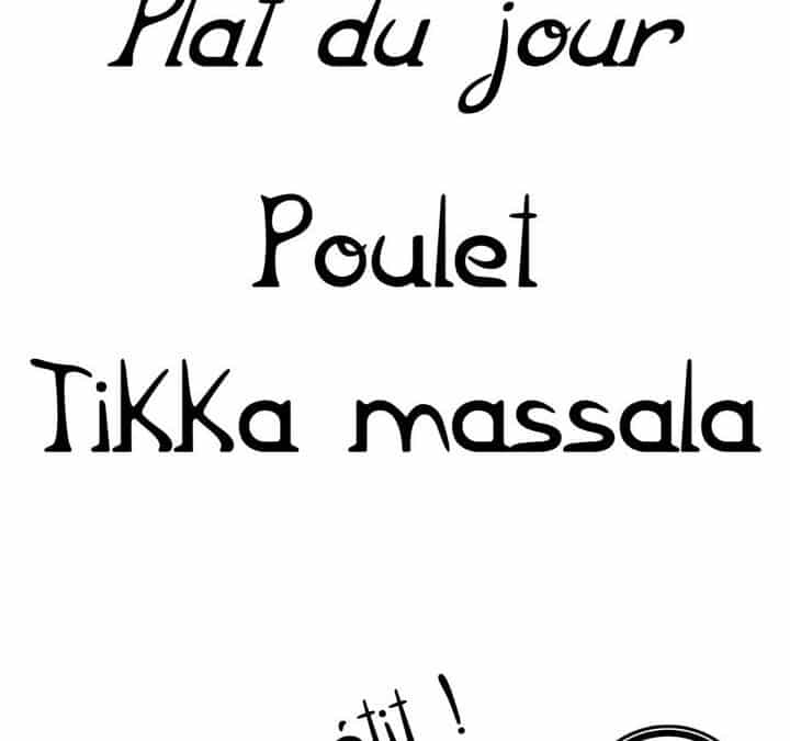 Plat du jour : Mercredi 5 novembre…