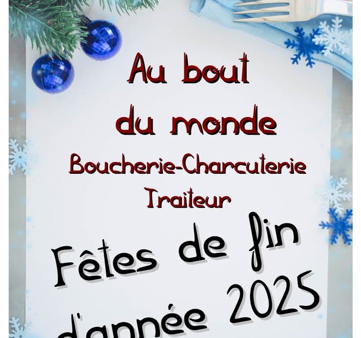 La carte des produits de fin d’année est disponible…